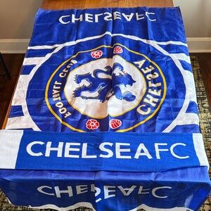 Chelsea flag and scarf